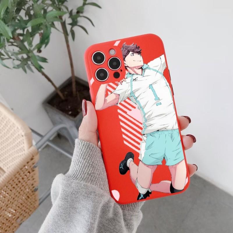 Чехол для телефона Haikyuu Oikawa Fund для IPhone 14 11 12 13 Pro Max X XR XSMax 6 6S 7 8 Plus SE 2022, мягкий квадратный цветной чехол для телефона