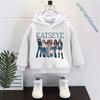 Kpop KATSEYE Hoodies Sweatshirt Kids Clothes Boy Girls Casual Hooded Pullover Casual Tops Fashion Outfits Children's Clothing
