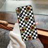 Checkerboard Sunflower Case For Realme 11 12 13 14 Pro Plus C53 C55 C51 C25 C63 C61 C65 C67 C71 C75 GT6 GT7 15 Pro