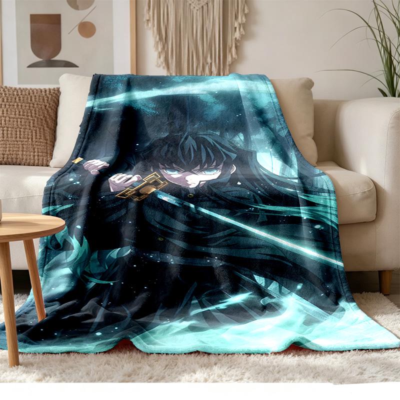 Muichirou Soft and comfortable flannel Suitable for sofas living rooms outdoor camping travel and also makes a great anniversary gift