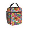 D-Dugges Dog Game Cartoon Insulated Lunch Bag Cooler Bag Reusable,Meal Container Large Tote Lunch Box Food Storage Bags