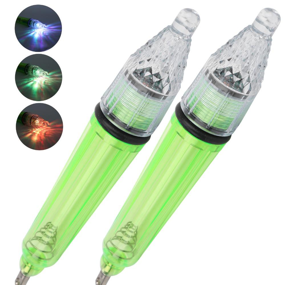 5PCS 16.5cm LED Lure Light Waterproof Fishing Bait Lights Deep Drop LED Light Fishing Lamp Tools