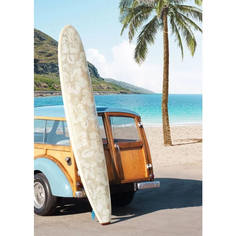 Nordic Beach Poster Summer Beach Surfing Swimming HD Posters Canvas Paintings And Prints Wall Art For House Room Decor Frameless