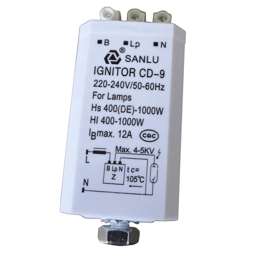 Sanlu CD-9 Ignitor Electronic Triggers for Stage Lights Hs 400(DE)-1000W HQI 400-1000W HPS/MH