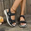 Shoes for Women 2024 High Quality Buckle Strap Women's Sandals Fashion Peep Toe Casual Sandals Women New Plus Size Flat Sandals
