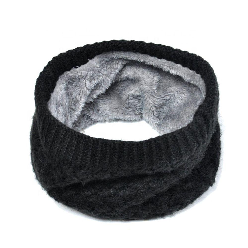 Men Women Thick Neck Gaiters Soft Neckerchief Knitted Scarf Snood Neck Warmer Autumn Winter Thermal