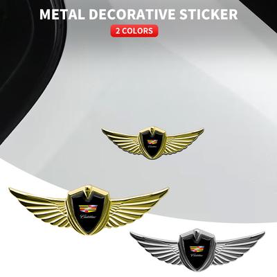 Авто Стайлинг 3D Металлические Крылья Багажник Боковое Окно Кузов Наклейка Декаль Для Escalade CTS ATS SRX STS XT5 XT4 XT6 XTS CT4