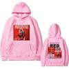 Rapper Sexyy Red Hood Hottest Princess Double Sided Print Hoodie Men Women Fashion Hip Hop Oversized Pullover Unisex Streetwear
