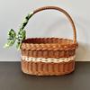 Плетеная корзина для пикника и хранения из искусственного ротанга - ручная подарочная или детская корзина