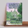 The Haunted Mansion Retro Poster Print Magic Kingdom Halloween Castle Canvas Paitning Vintage Ancient Travel Room Home Decor