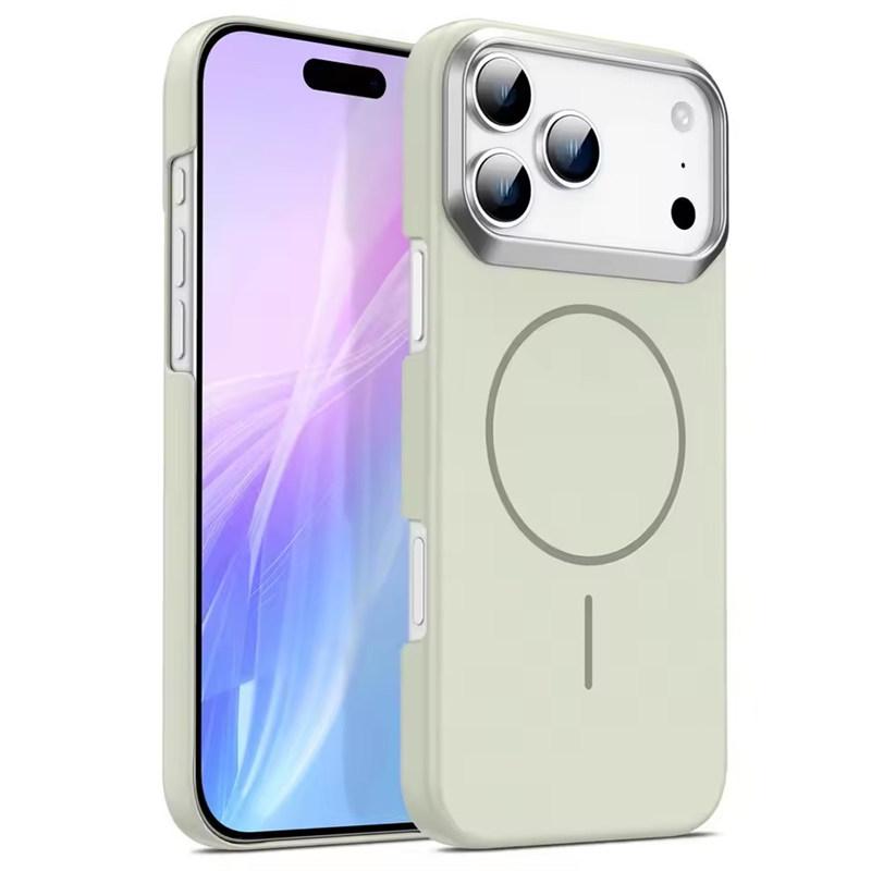 Роскошный матовый магнитный чехол Razor Lens для iPhone 17 Air 16 15 14 Plus 13 12 11 Pro Max 16e Противоударный бронированный чехол для телефона