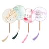 Ancient Round Hand Fan Chinese Style Embroidery Fan Decorative Fans Dance Silk Fan  for Hanfu