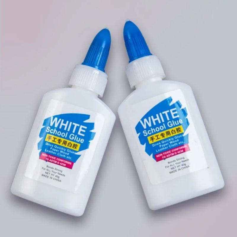 1PC Washable White Craft Glue Liquid Kindergarten Diy Wood Glue Sticker Super Strong Bond Paper Craft School Office Stationery