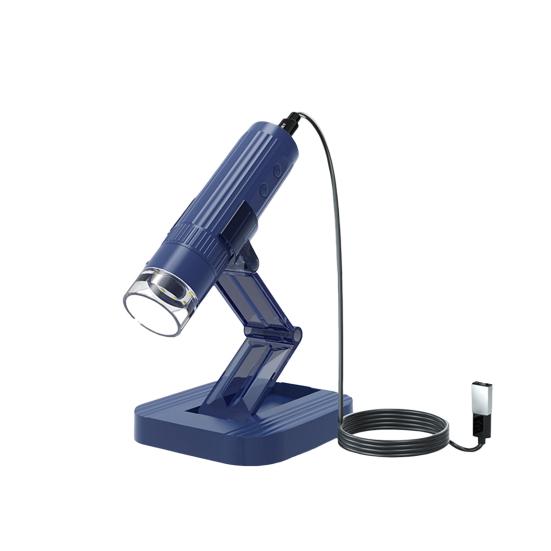 Цифровой микроскоп с регулируемой подставкой 8 светодиодных ламп 50X-1000X 1080P USB WiFi