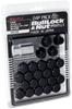 KYO-EI Bull Lock [Тип мешка 21HEX] M12 x P1.5 24 штуки (20 гаек / 4 замка) Черный Номер детали 0624B