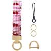 Wrist Lanyard for Key Chain Wristlet Keychain for Car Keys Phone,Strechy Scunchie Key Lanyard Wrist Strap Bracelet