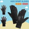Loogdeel Touch Screen Outdoor Cycling Sports Warm Winter Running Ski Windproof Waterproof Gloves Boys Girls Children'S Gloves