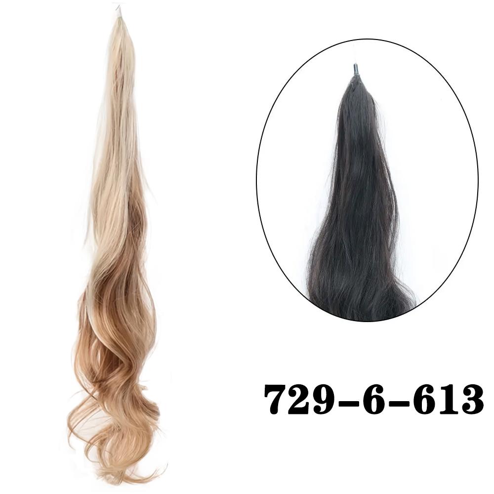 MISS WIG Синтетический 30-дюймовый гибкий хвостик, длинный волнистый многослойный хвостик, парик для женщин, для косплея