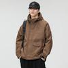 Hooded Jacket Men'S Loose Casual Tooling Jacket Men'S Mountain Jacket Clothes Trendy Brand