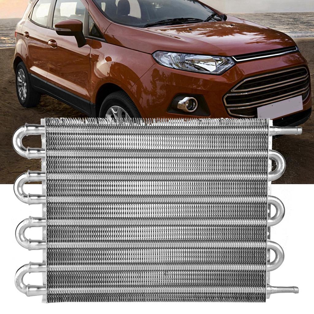 Car 8 Row Remote Transmission Oil Cooler Kit AutoManual Radiator Converter