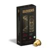 ELEVENS COFFEE | Наслаждайтесь и смакуйте | Кофе в капсулах Single Origin | 100% арабика | 11 алюминиевых кофейных капсул (10 + 1) | Тёмная обжарка | Интенсивность 9