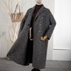 Осень и зима новинка ретро шерстяное двустороннее шерстяное пальто шерстяное пальто женское длиной до колена двустороннее шерстяное темпераментное для работы