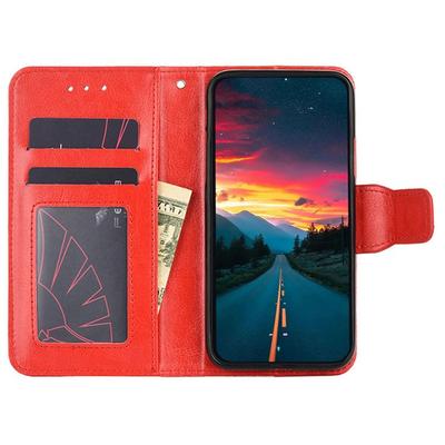 Кожаный чехол для телефона Samsung Galaxy A15 4G/5G с подставкой-кошельком.