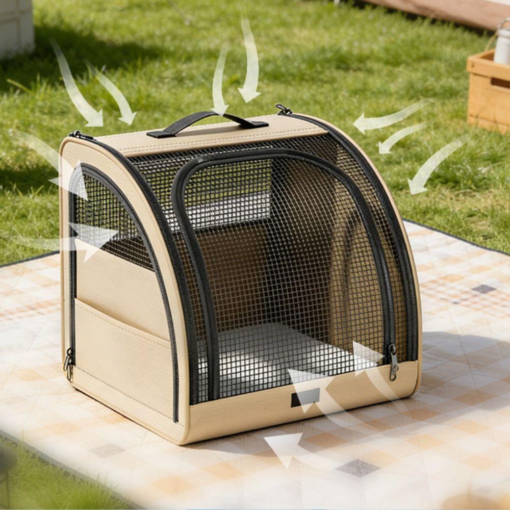 Foldable Car Dog Cat Carrier Breathable Car Pet Travel Bag Portable Dog Kennel Bag Travel