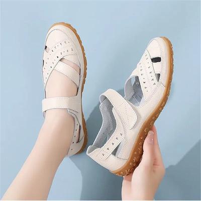 Мода Мода Женские Сандалии Обувь для Ходьбы Тапочки Повседневные Удобные Уличные Модные Летние На Плоской Подошве Большие Размеры 35-46 Обувь Женская