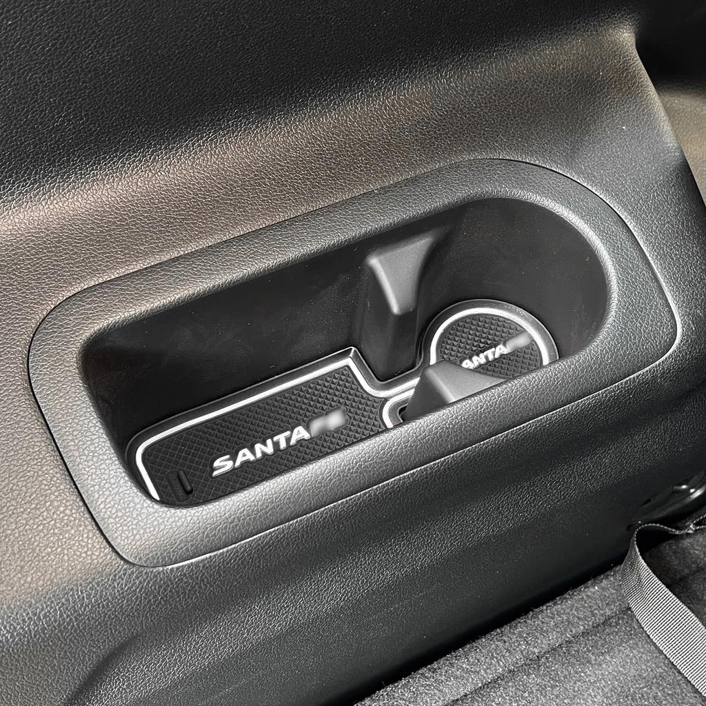 Противоскользящий коврик для паза двери автомобиля Hyundai SantaFe 2025, накладка на дверной паз, аксессуары для интерьера, подстаканник