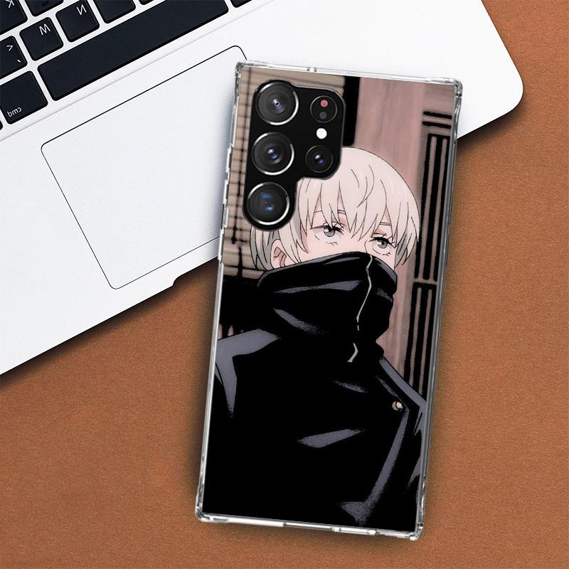Kaisen J-Jujutsu Инумаки Тоге Чехол для телефона Samsung Galaxy S25 S24 S23 Plus S22 Ultra S21 S20 FE S10 + S25 Edge Funda Shell Coq