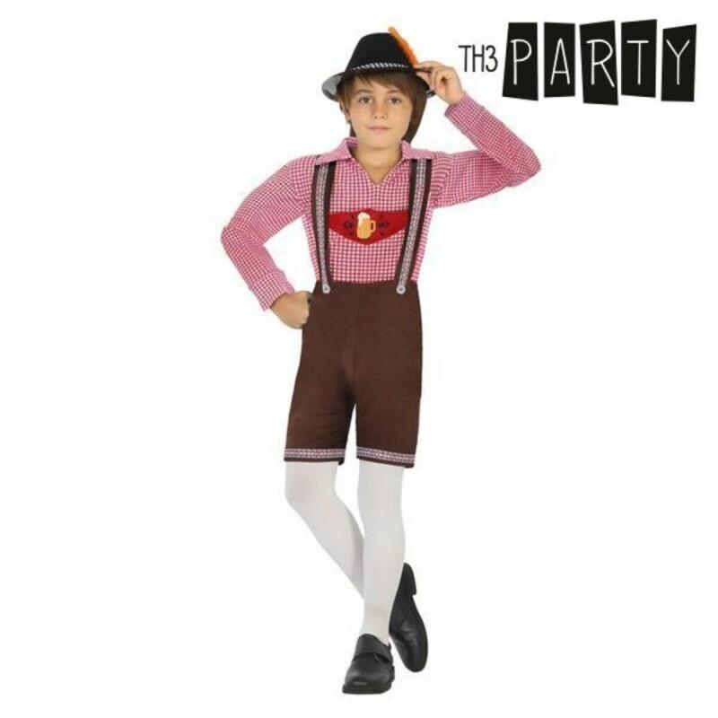 Th3 Party-Costume for Children German Brown (3pcs) 7-9 Years