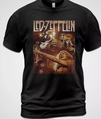 Хлопковая футболка Led Zeppelin Remasters Альбомная футболка Роберт Плант Джимми Пейдж Унисекс футболка