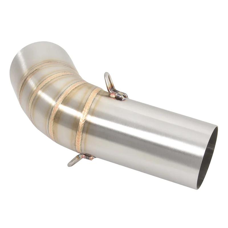 Slip On For Benelli Leoncino 800 51mm Motorcycle Exhaust Escape System Stainless Steel Middle Link Pipe With DB Killer