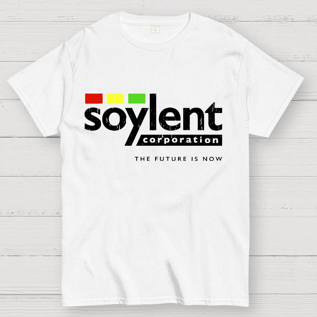 Soylent Corporation Унисекс Летняя Повседневная Прохладная Свободная Футболка 100% Хлопок