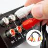 Uxcell AV Аудио-видео разветвитель 3RCA гнездо на 6RCA гнездо 25 см, композитный видеоразветвитель, выходной кабель, 2 шт. Кабель, штекер,