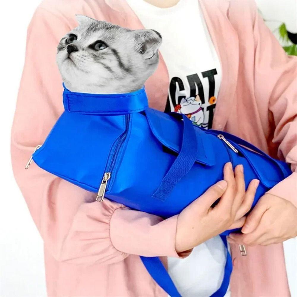 Anti-scratch Bite Fixed Pet Backpack Foldable Cat Travel Bag  Summer Outing