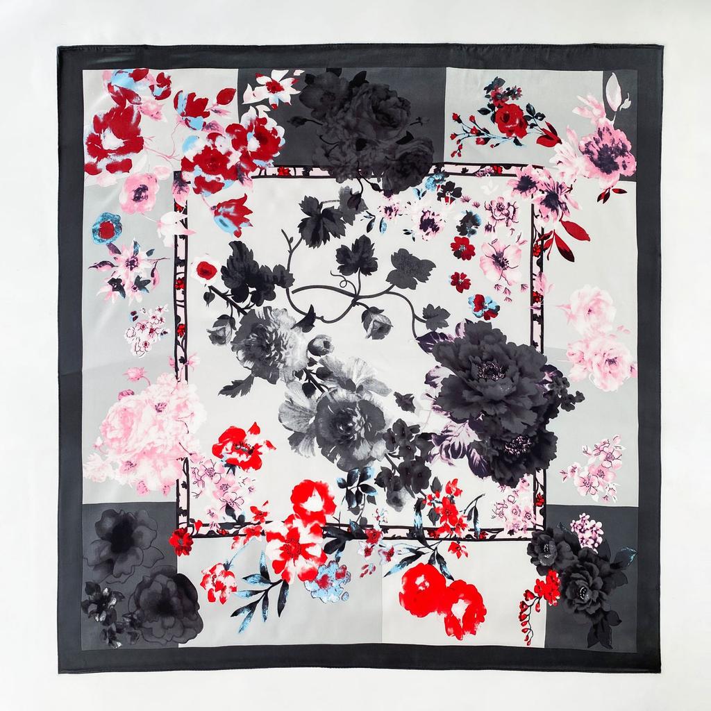 High-quality Luxurious Silk Scarves Headband Scarfs Neck Scarf For Women Chain Silk Scarf Women's Decorative Shawl