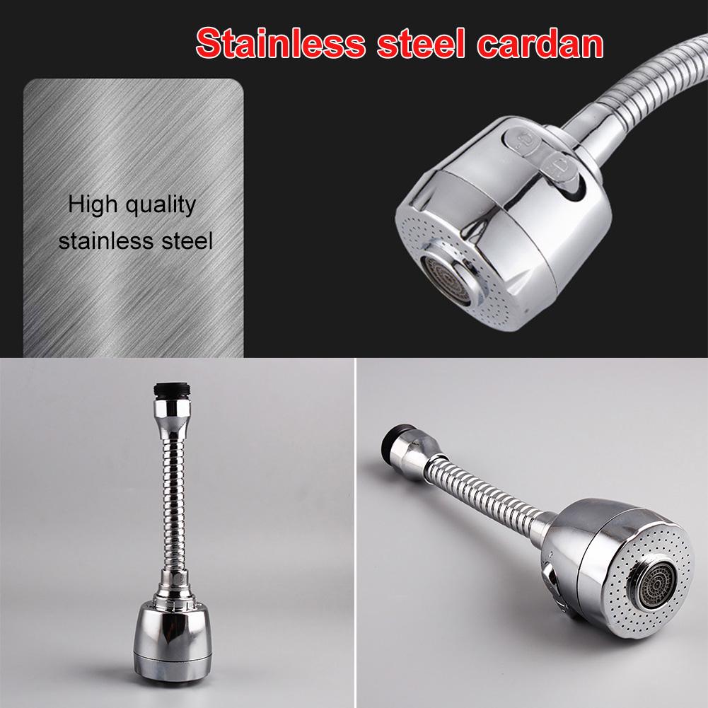 Kitchen Universal Aerator Water Faucet Splash Head Spout Lengthened Extension Filter Shower Head