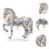 Акриловая фигурка в форме лошади 2D, декоративная фигурка для стола с основанием, скульптура, статуэтка для