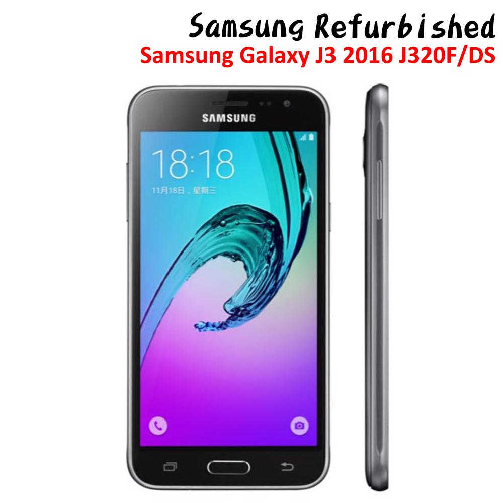 Восстановленные мобильные телефоны Samsung Galaxy J3 2016 J320F/DS Dual Sim Android, смартфоны Samsung Galaxy J3 Duos