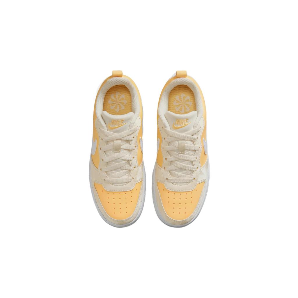Nike Court Borough Low Recraft GS Pale Ivory Melon Tint Kids Sneakers Cream White Football-Grey DV5456-107