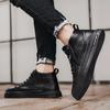 Fashion Men Boots Winter High Top Leather Shoes Fashion Cotton Shoes Fashion Ankle Boots Business Casual Outdoor Shoes Male Sneakers New
