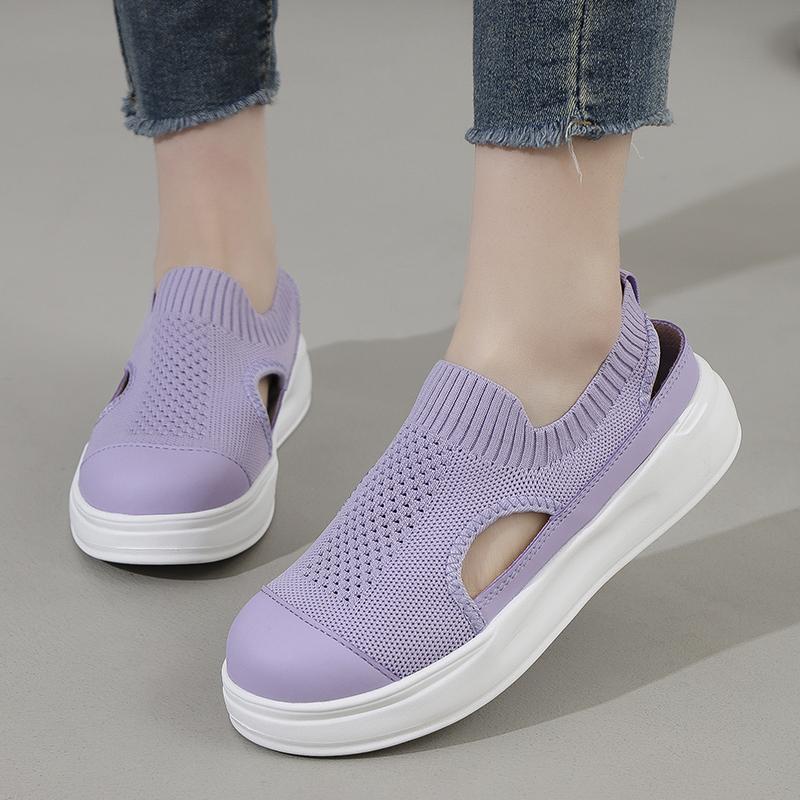 Woman Shoes 2025 Platform Summer Walking Lightweight Mesh Outdoor Sneakers Breathable Tennis Comfortable Casual Walking Shoes
