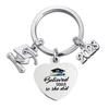 Graduation Gift Keychain Rings Key Holder Decorated Creative Accessories