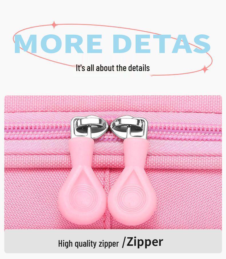 Kuromi Spine Protection Backpack for Grades 3-6 Girls