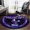 1pc T-Tottenham Hotspur  Carpet, Round Rug, Comfortable, Suitable for Entryways, Living Rooms, Office, And Bedrooms, Christmas Decoration