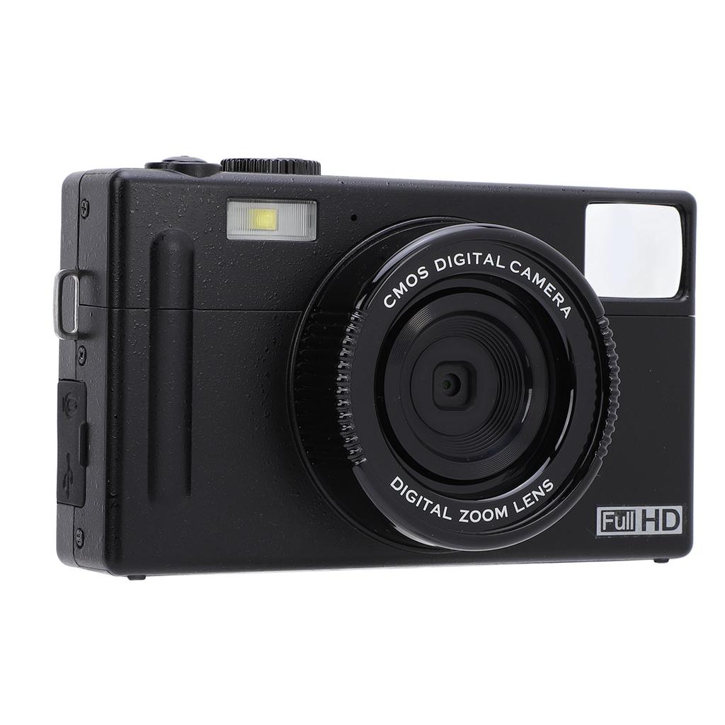 Цифровая камера для подростков 48MP 1080P HD 3-дюймовый IPS экран 16X цифровой зум USB C портативный карманный видео