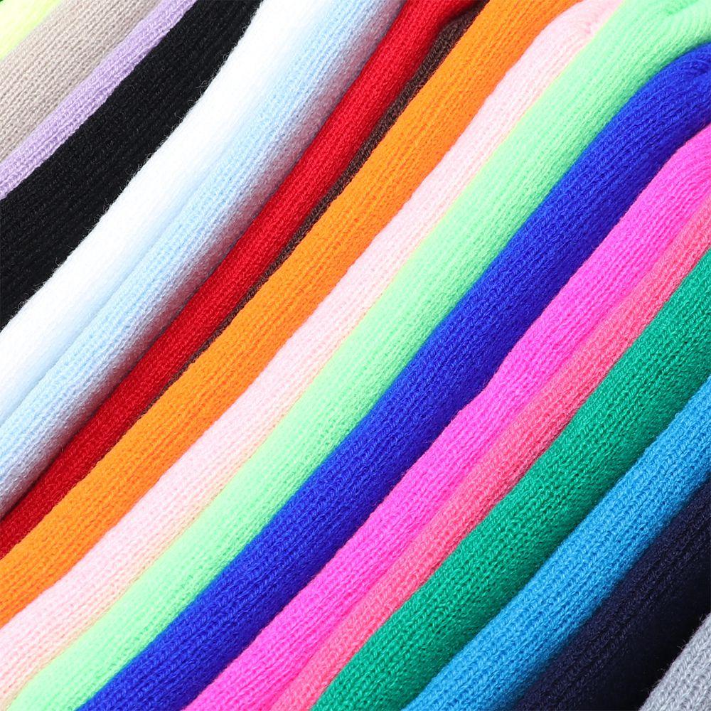 Осень-зима унисекс конфетного цвета повседневная хип-хоп шапка шапка вязаная шапка тюбетейка мягкая