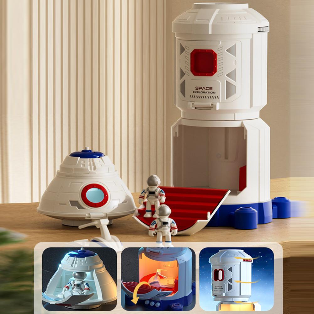 Игрушки-ракеты для детей, игровой набор «Космический корабль» со светом и звуком, развивающие игрушки, рождественские подарки для мальчиков и девочек